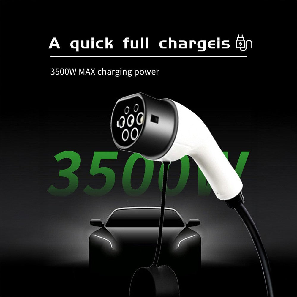 Type 2 EV charging connector, 3500W charging power