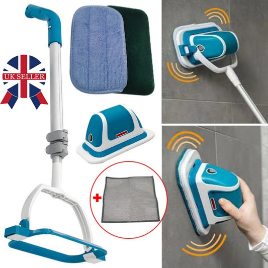 Cordless electric multi scrubber for bathroom and kitchen cleaning