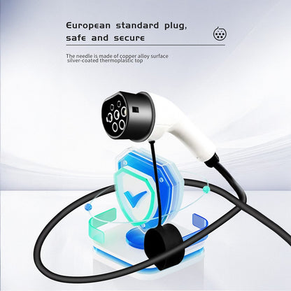 Type 2 EV charging connector with cable