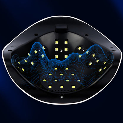 Inside of the UV LED nail lamp showing the light beads