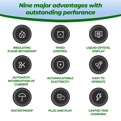 EV charging cable nine features, including timer and waterproofing